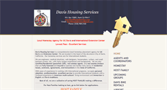 Desktop Screenshot of davishousingservices.com
